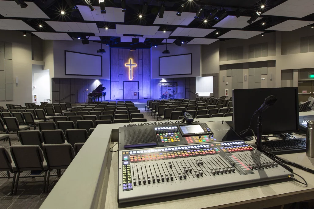CFC Hayward sound stage church design