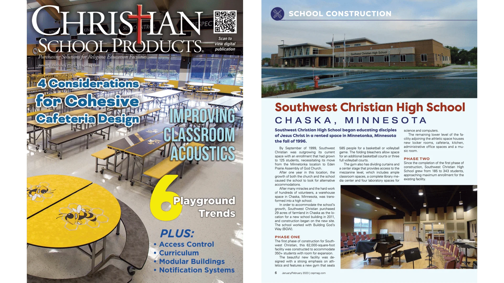 School Project Featured In Christian School Products Magazine BGW School Project Featured in Christian School Products Magazine church architect