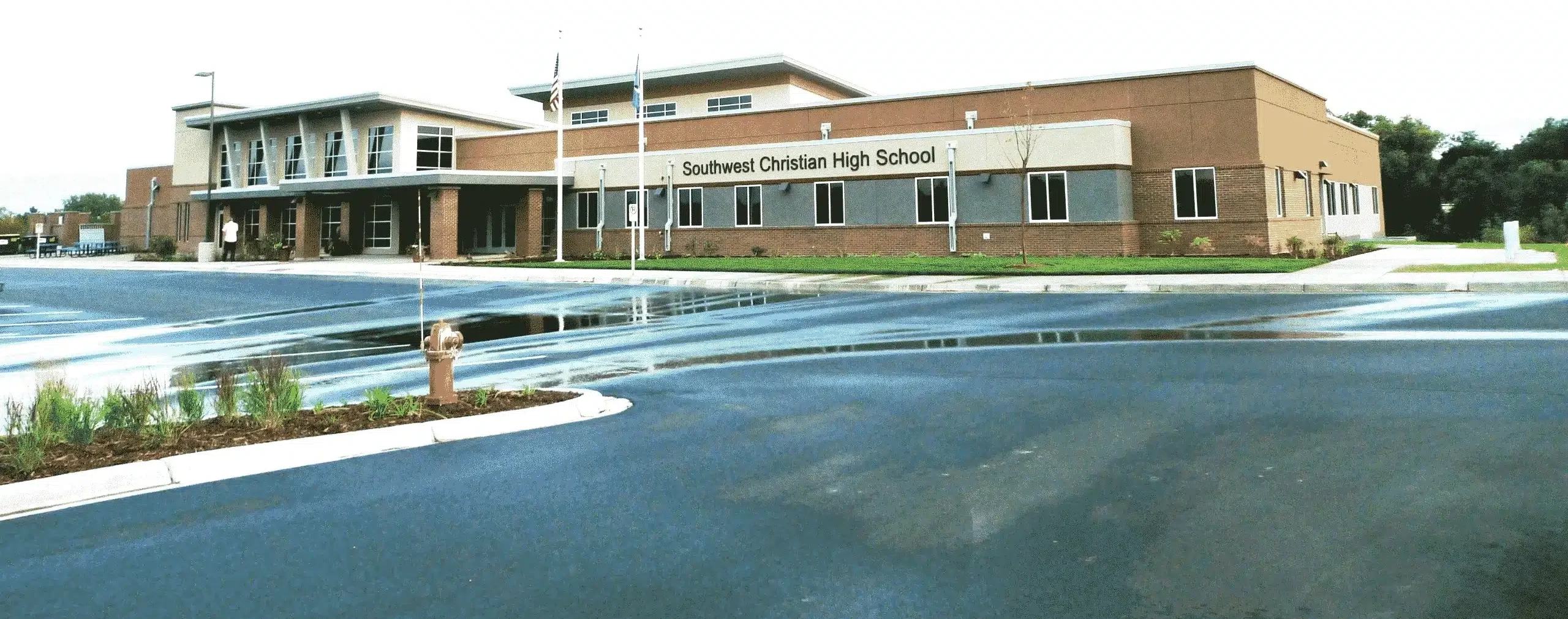 Southwest Christian High School exterior church building