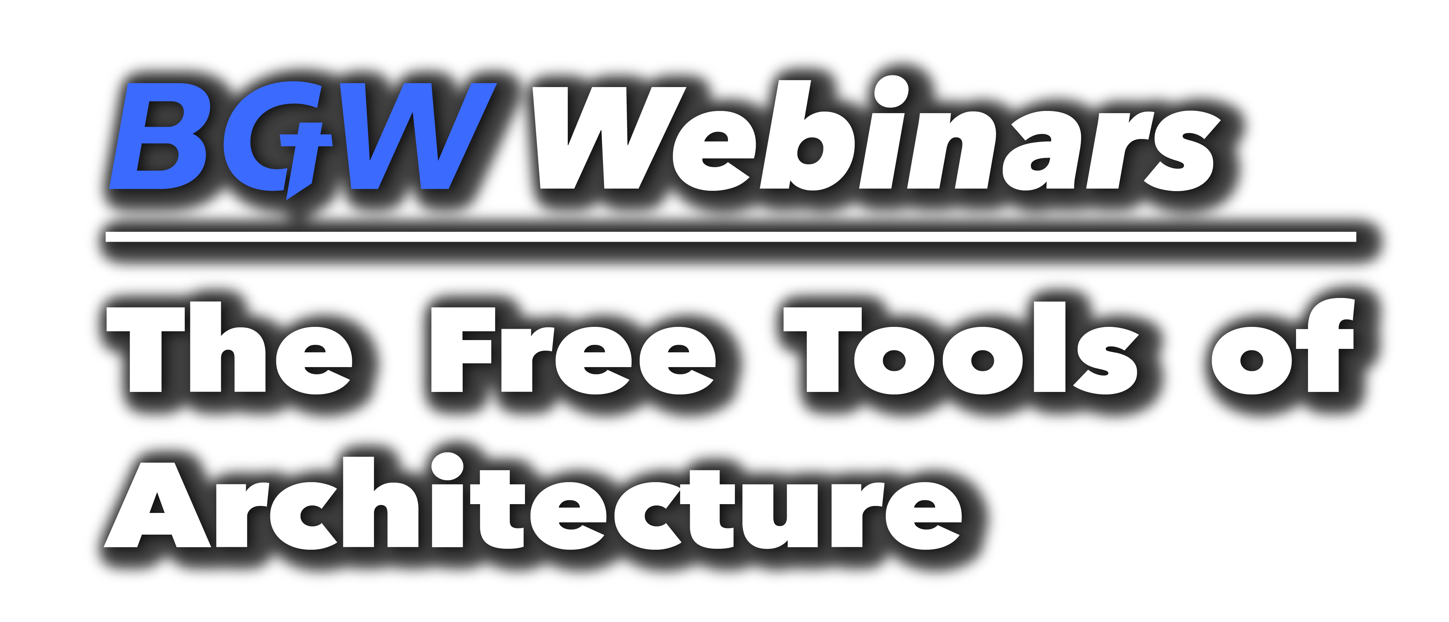 BGW News header - The Free Tools of Architecture