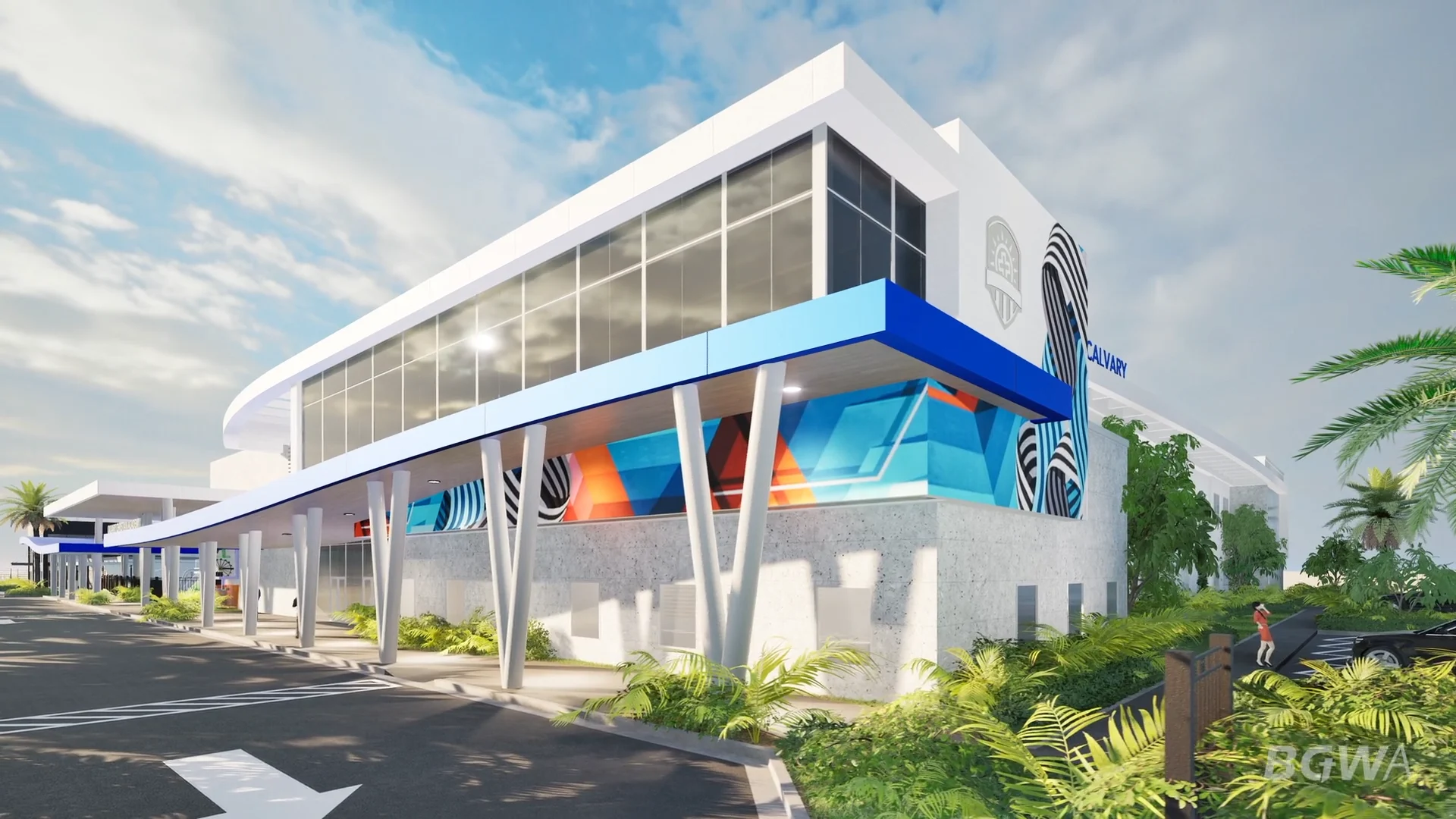 Calvary Christian Academy church design