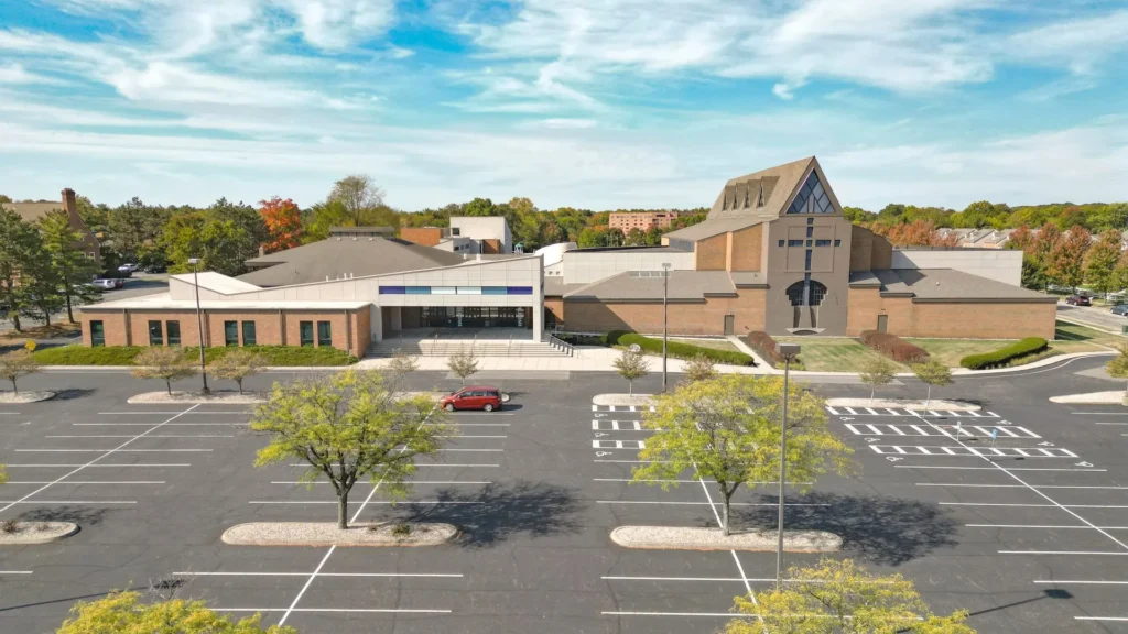 Worthington-Christian-Front Remodel / Repurpose church architect