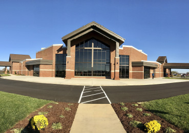 Buck Run Baptist Exterior slider church building church architect