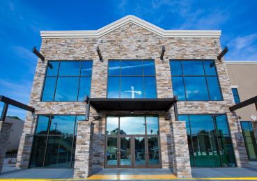 Grace Church exterior slider church building church architect