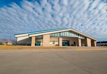 Heartland Lutheran High School slider church building church architect