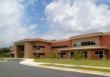 Indian Creek School Exterior slider church building church architect