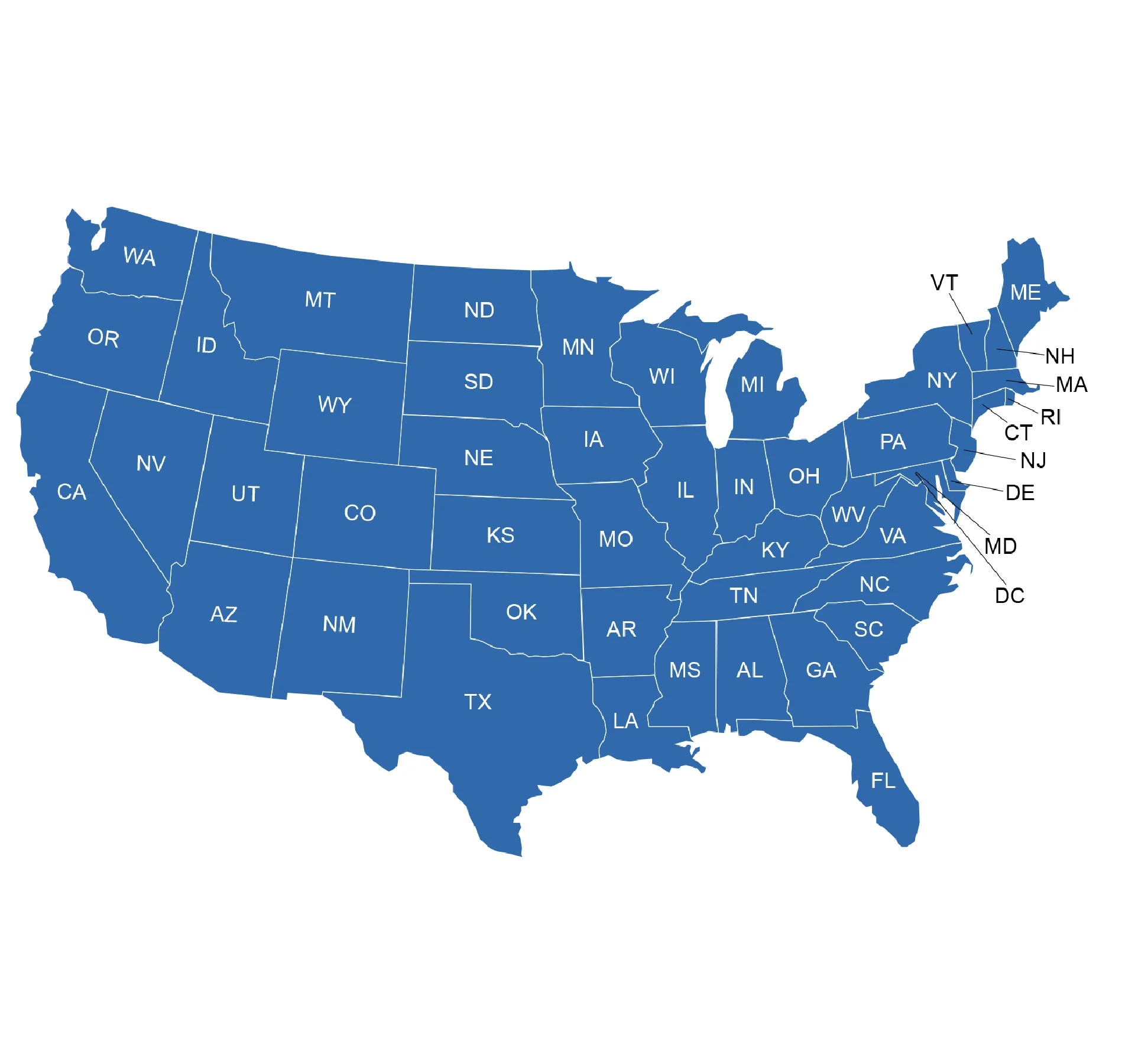 map usa church architect