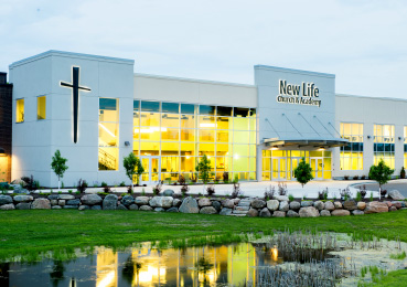New Life Church and Academy slider church building church architect