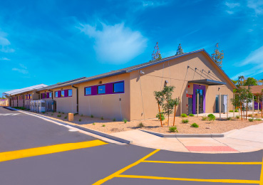 Northwest Christian School exterior slider church building church architect