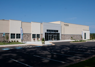 The Bridge Community Church exterior slider church building church architect