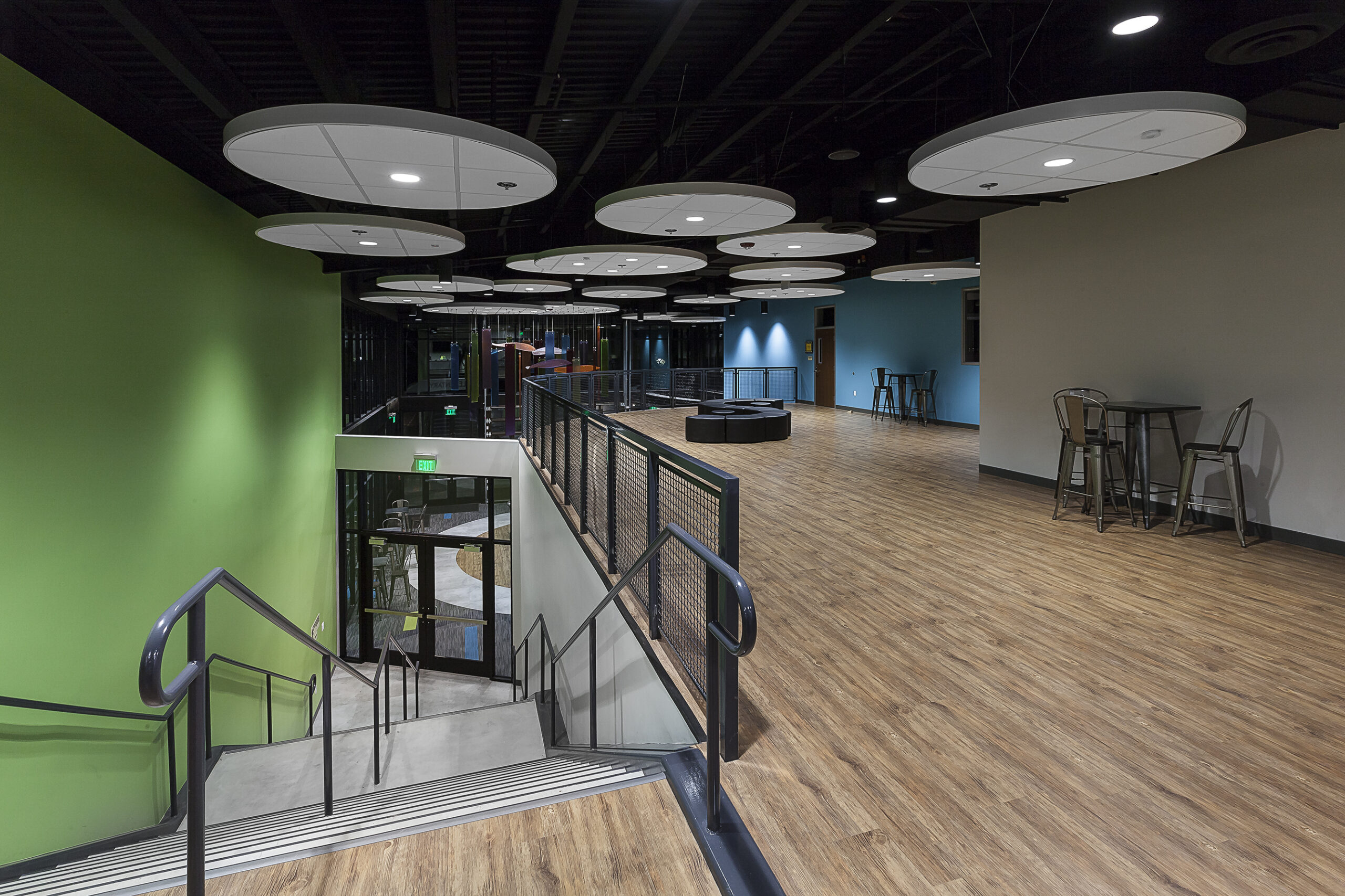 Emmanuel Faith Church lobby upstairs church architect