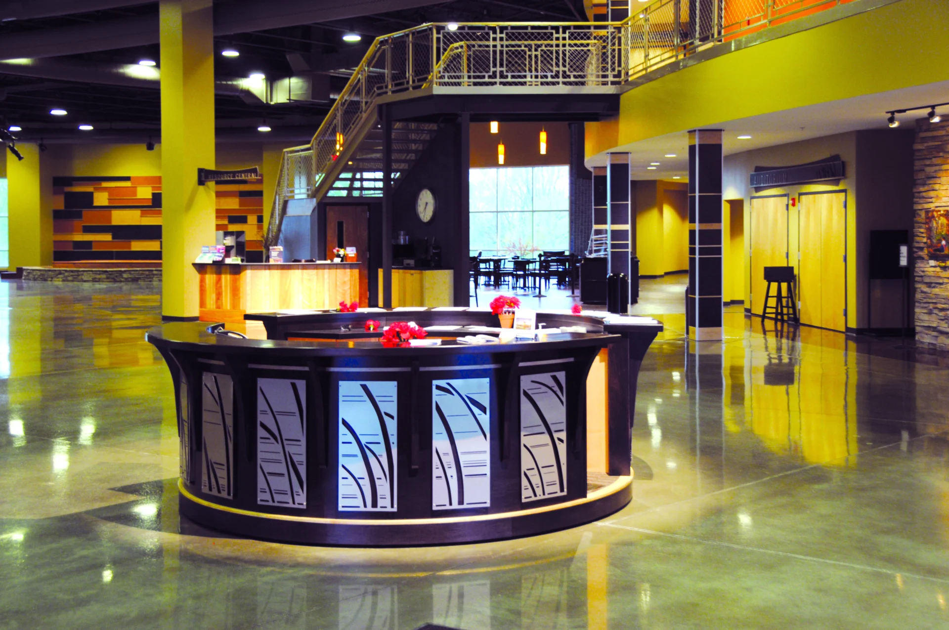 cornerstone-lobby church architect