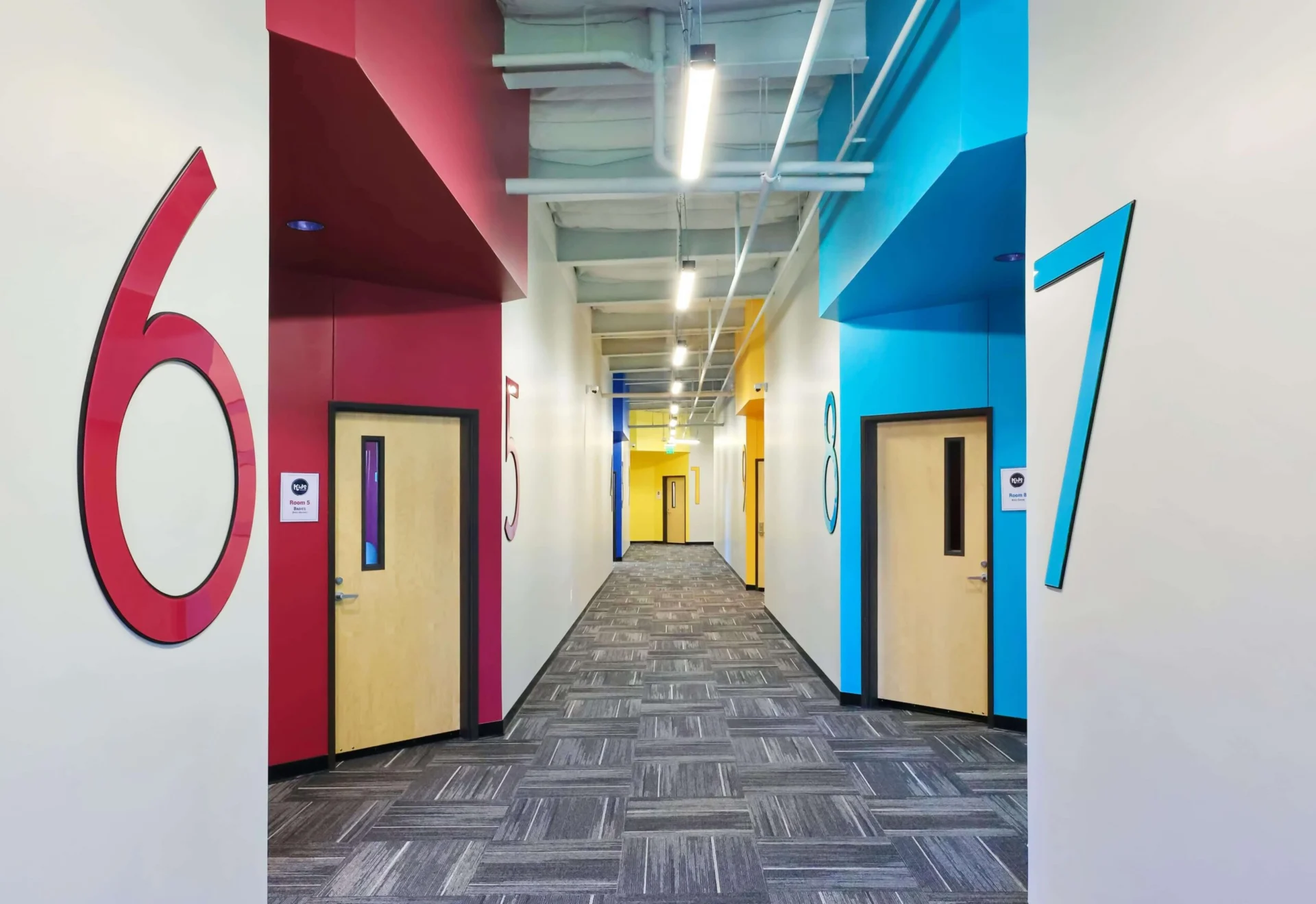 Northwest Community Church kids area church architect