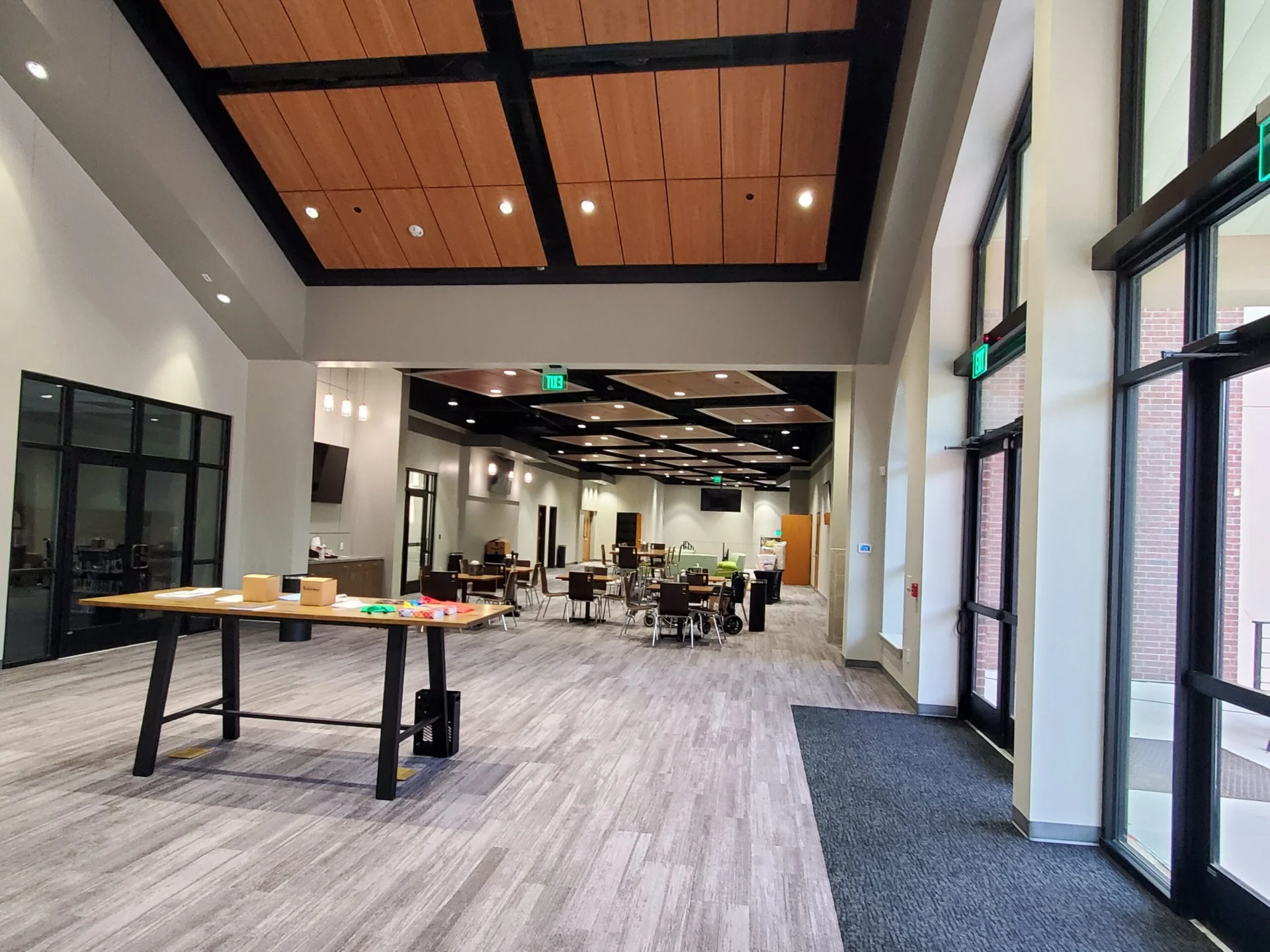 Fairview Baptist Church lobby church architect