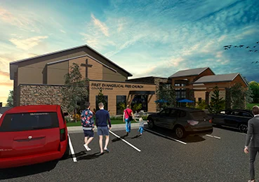 First Evangelical free church church architect