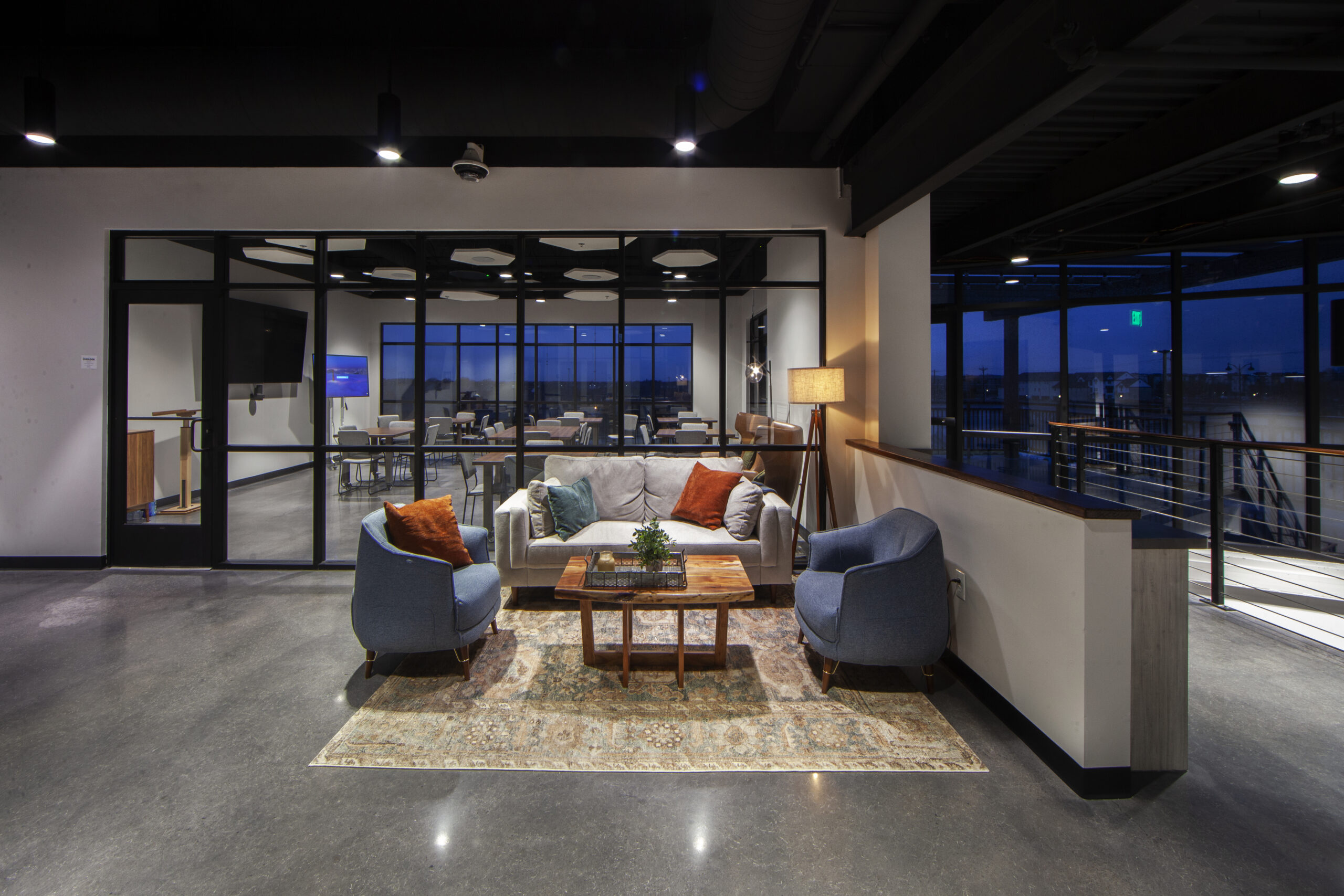 Brookhaven hallway lobby
