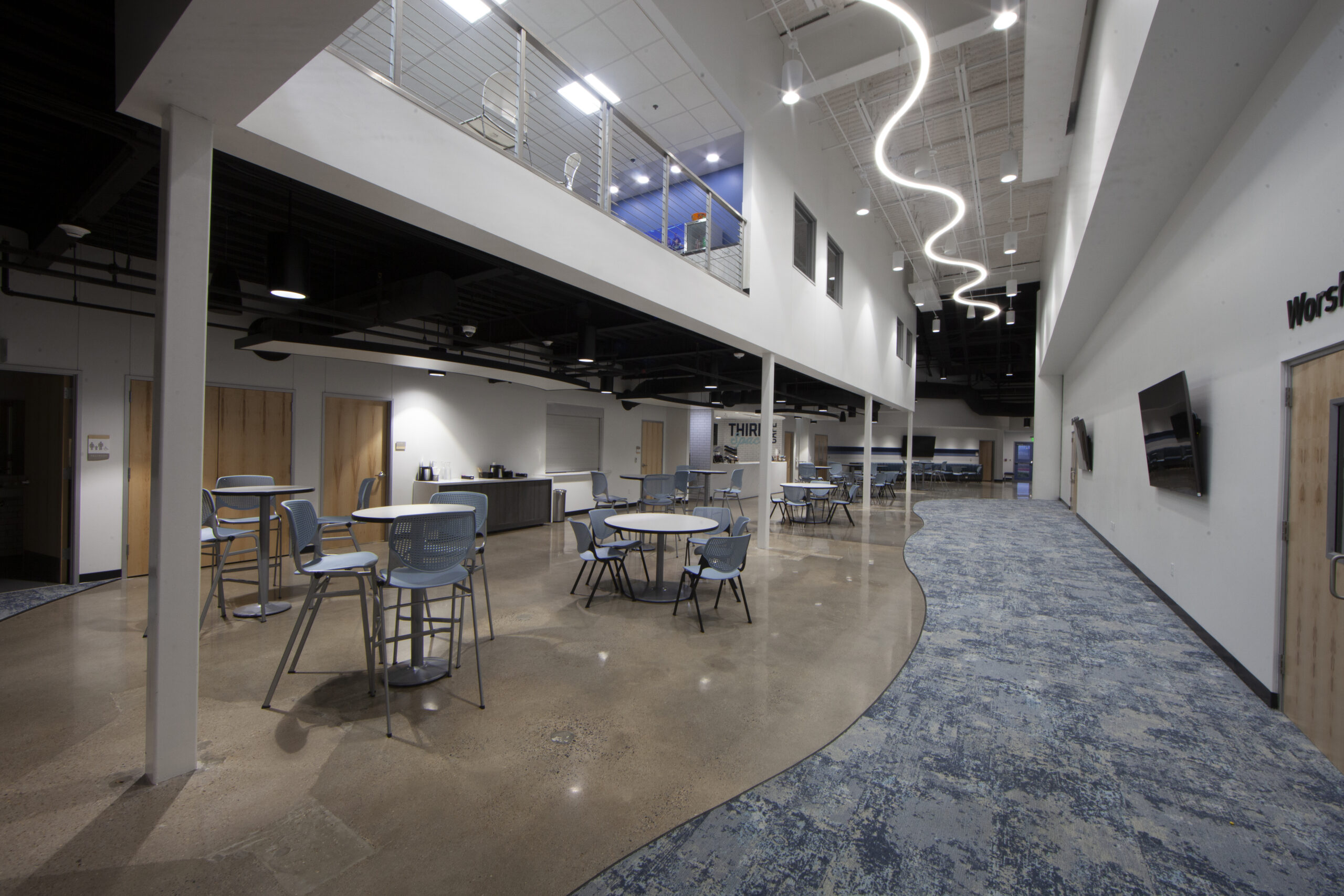 High Pointe Church lunch area