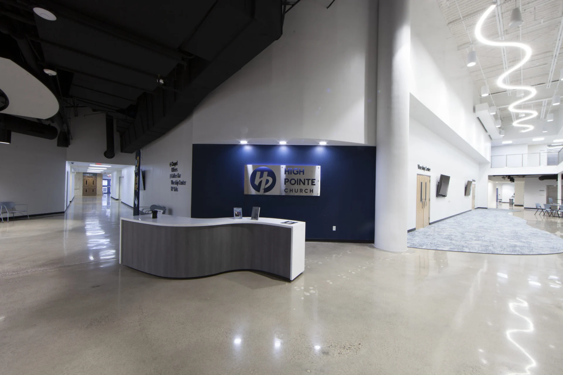 High Pointe Church entrance