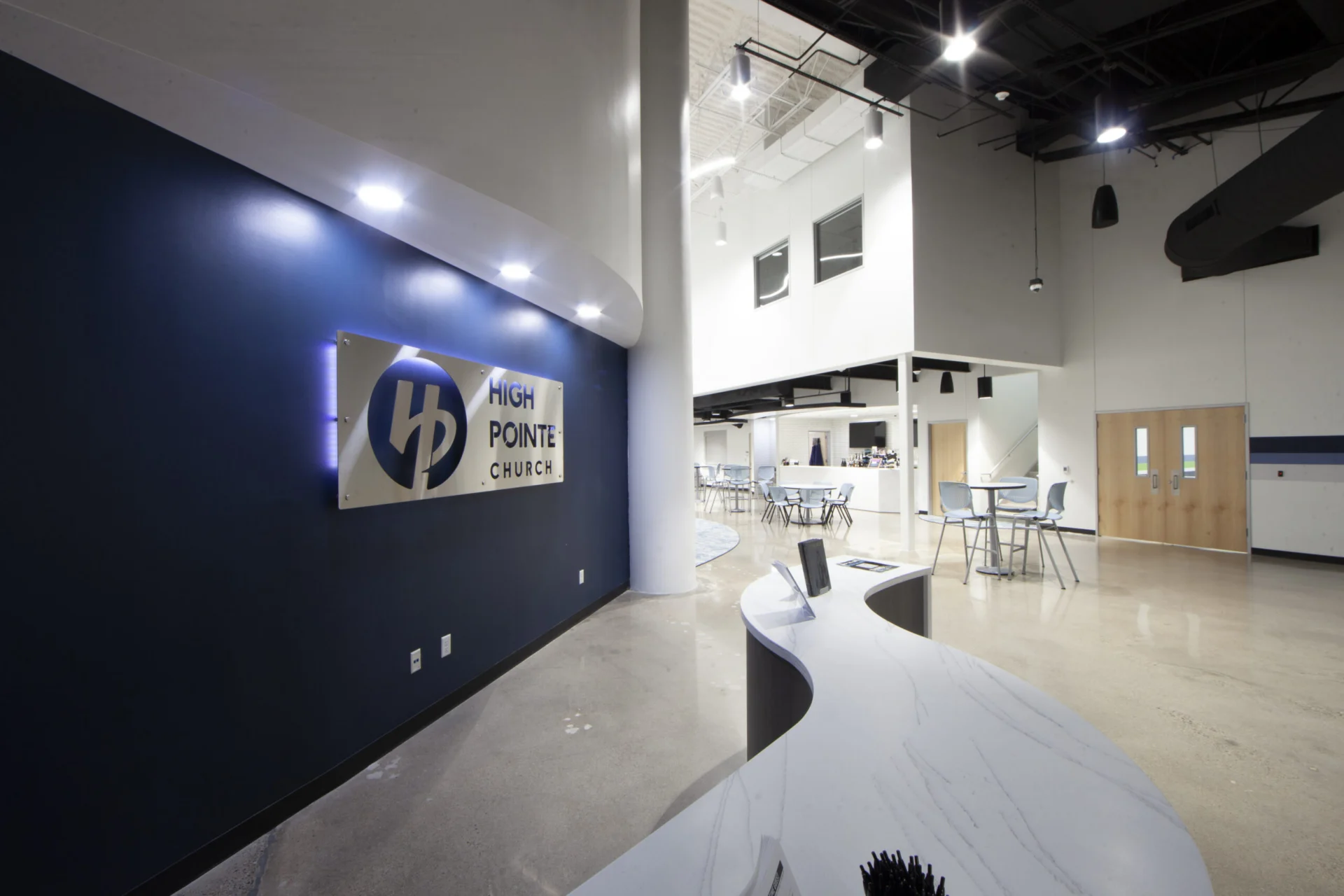 High Pointe Church lobby