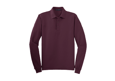 Port Authority Silk Touch Long Sleeve Polo