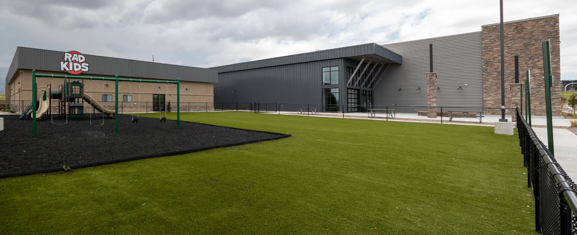 RadiantChurch grass view church building