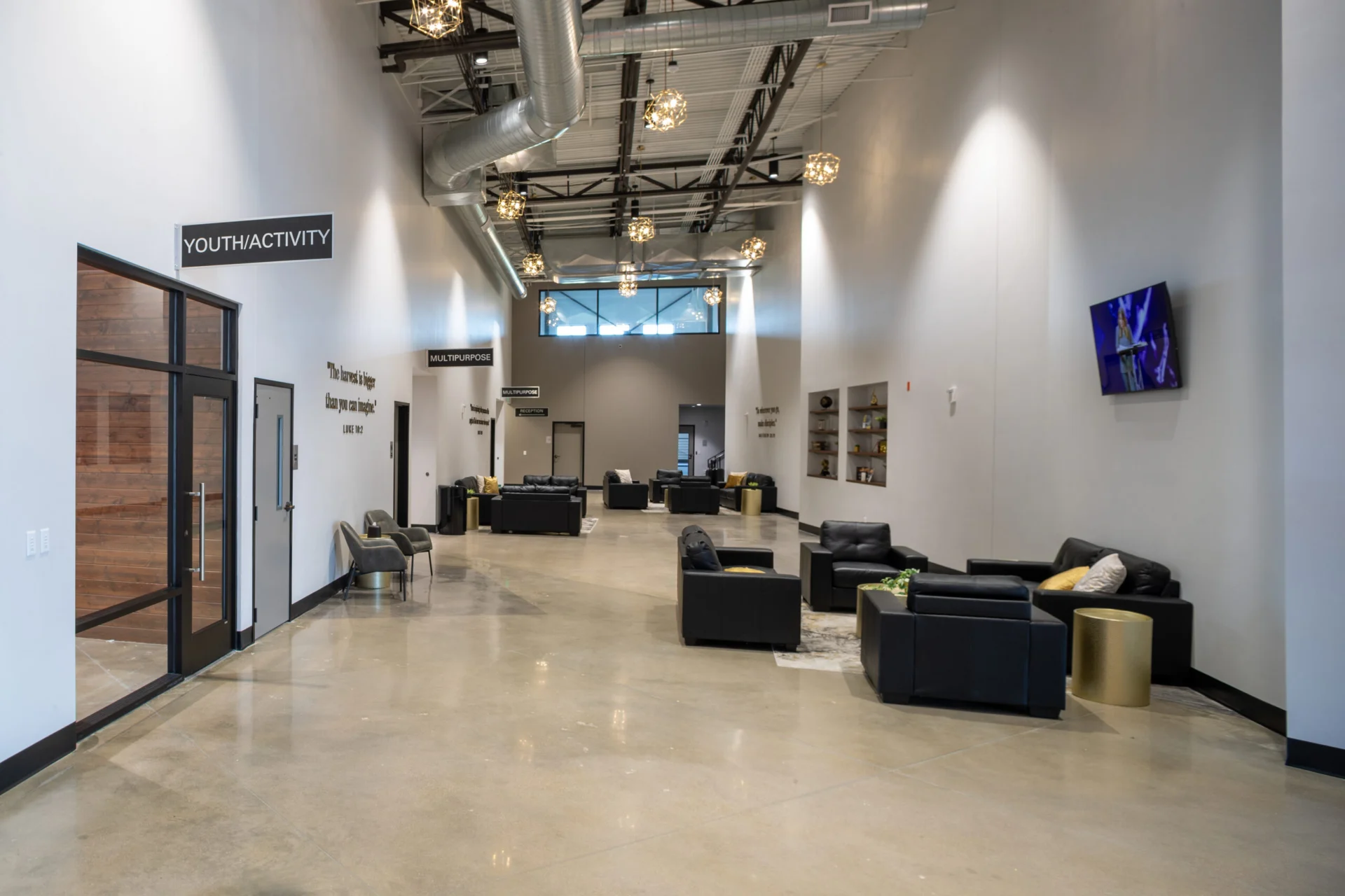 RadiantChurch lobby third place church building