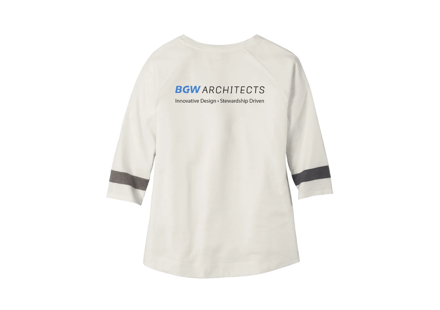 New Era Womens Tri-Blend 3-4 - Sleeve Tee - White Back New Era Tri-Blend 3/4 Sleeve Tee