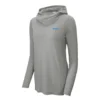 Sport-Tek Women's PosiCharge Tri-Blend Wicking Long Sleeve Hoodie