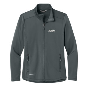 Eddie Bauer Women's Smooth Mid Layer Fleece Full-Zip - grey