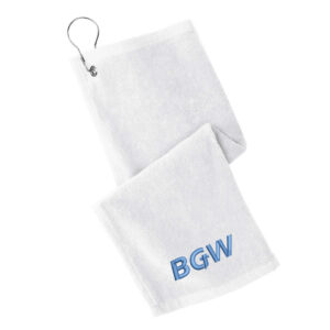Port Authority Grommeted Hemmed Towel - white