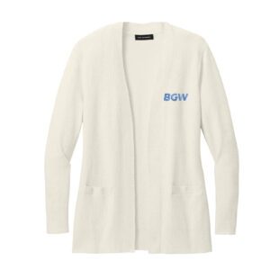 Port Authority Women's Easy Care Open-Front Cardigan Sweater - Oatmeal Heather