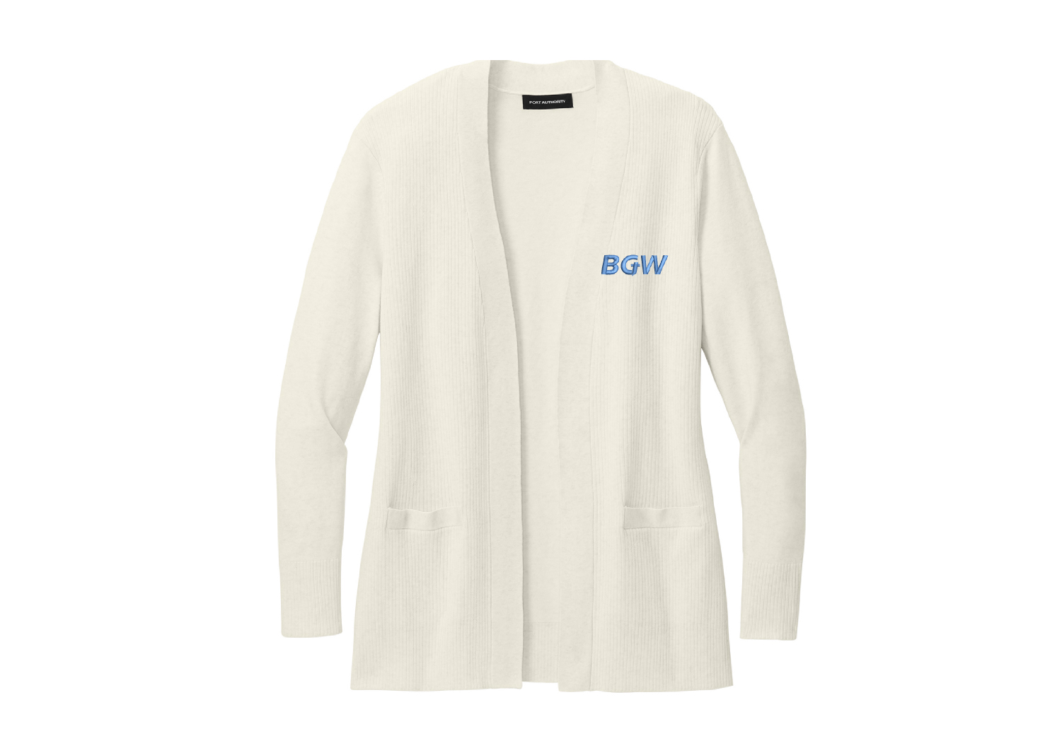 Port Authority Women'S Easy Care Open-Front Cardigan Sweater - Oatmeal Heather Port Authority Women's Easy Care Open-Front Cardigan Sweater - Oatmeal Heather