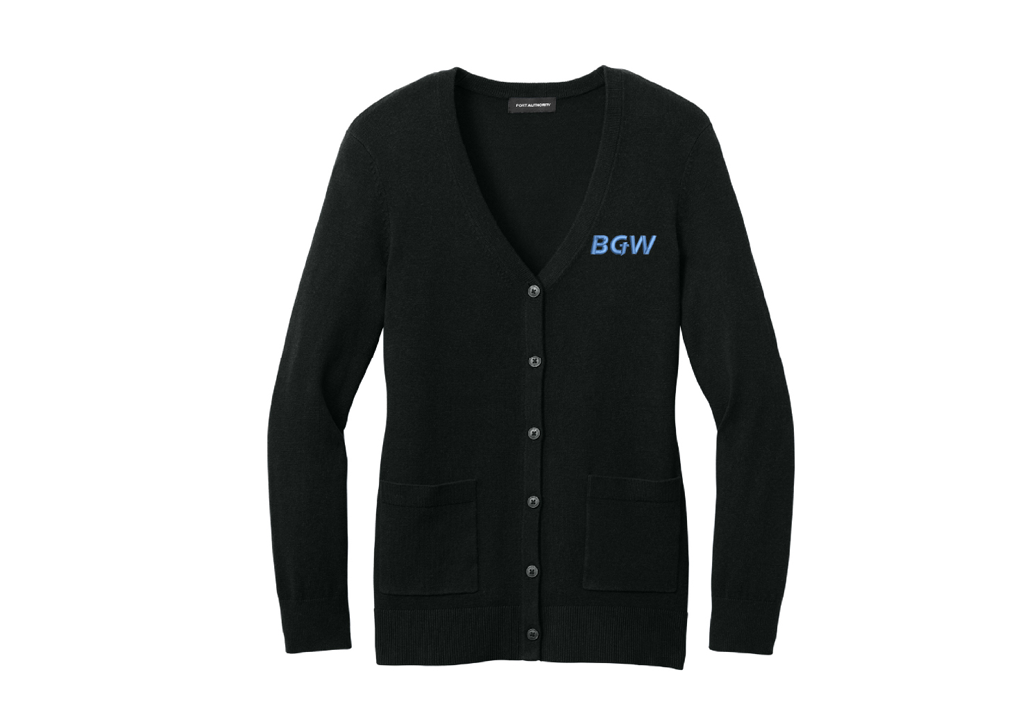 Port Authority Women'S Easy Care Open-Front Cardigan Sweater - Deep Black Port Authority Women's Easy Care Open-Front Cardigan Sweater - deep black