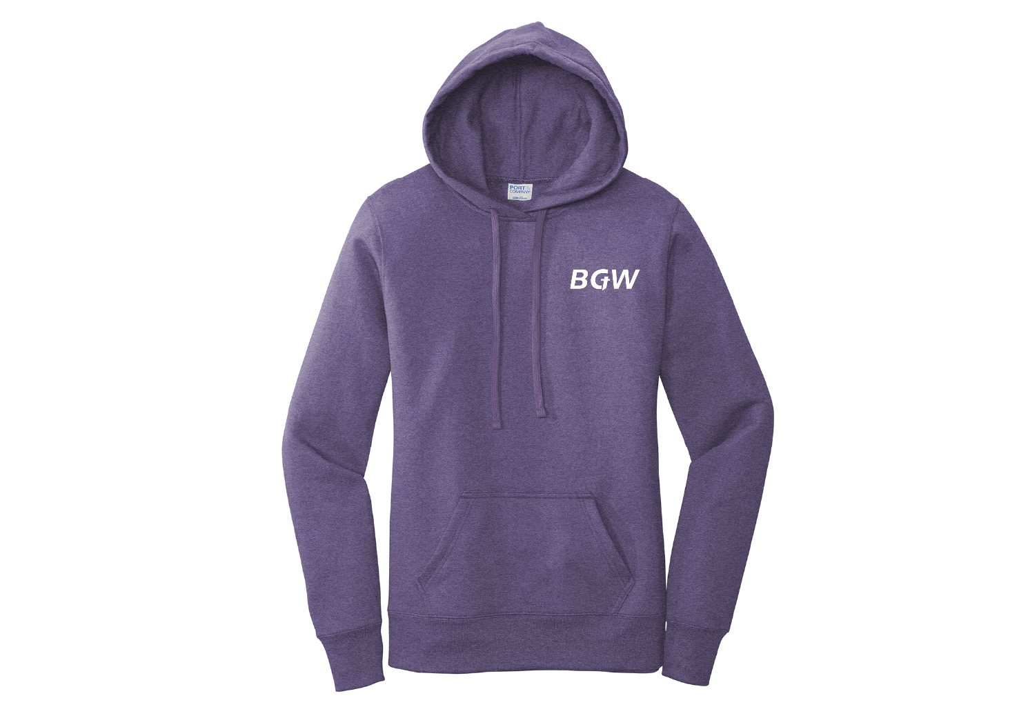 Port &Amp; Co Women'S Core Fleece Pullover Hooded Sweatshirt - Heather Purple Port & Co women's core fleece pullover hooded sweatshirt - heather purple
