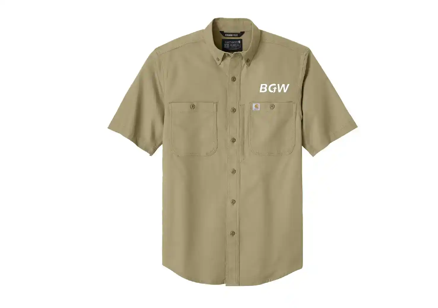Carhartt Rugged Professional Series Short Sleeve Shirt - dark khaki
