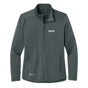 Eddie Bauer Women's Smooth Mid Layer Fleece Full-Zip - grey