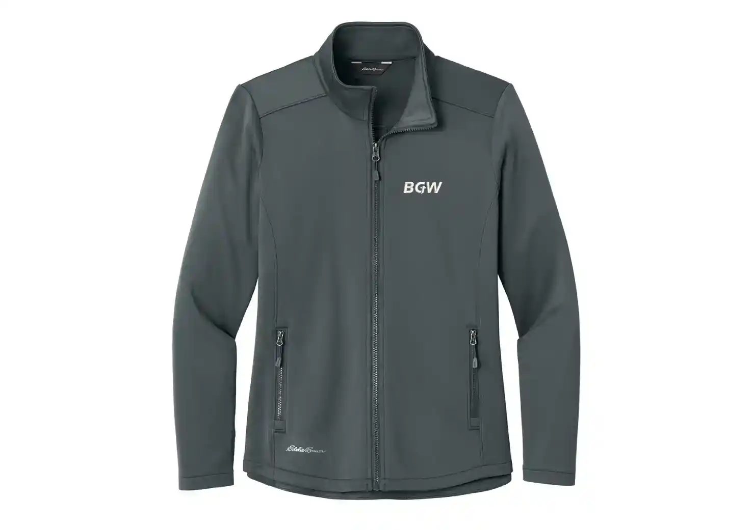 Eddie Bauer Women's Smooth Mid Layer Fleece Full-Zip - grey