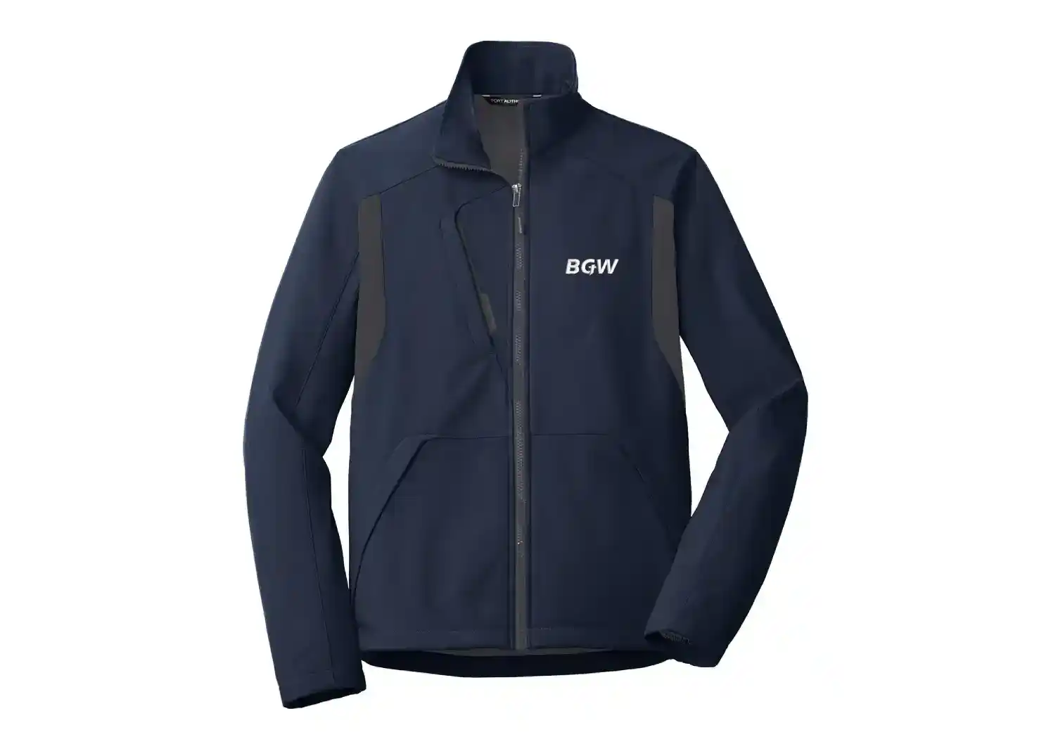 Port Authority back block soft shell jacket - Dress Blue Navy - Battleship grey