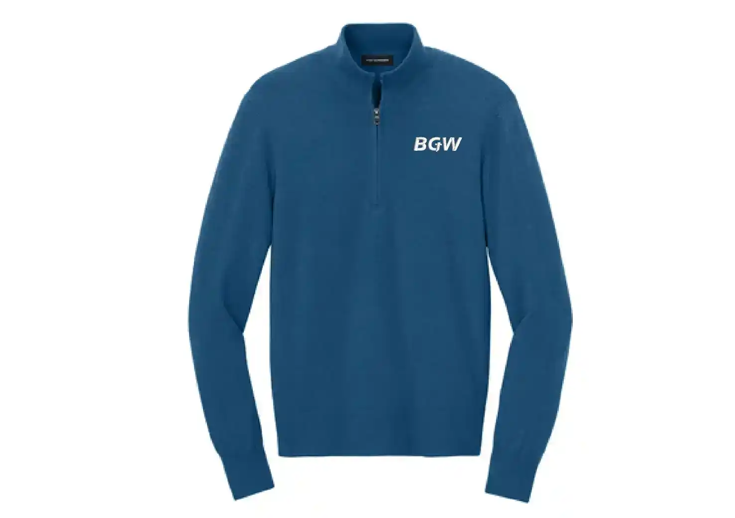 Port Authority Easy Care 1-4-Zip Sweater - Aegean Blue Heather