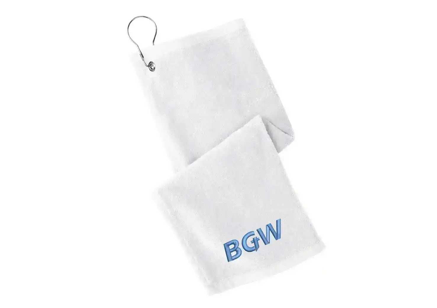 Port Authority Grommeted Hemmed Towel - white