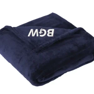 20 Oz Leatherette Tumbler Port Authority Oversized Ultra Plush Blanket - Navy