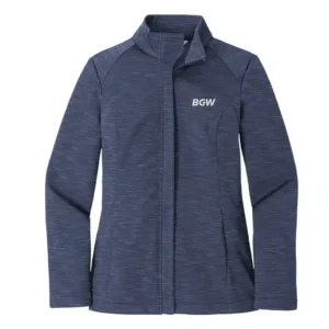 Port Authority Women's Stream Soft Shell Jacket - Dress Blue Navy Heather