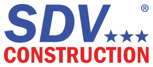 SDV Construction Logo church building church architect