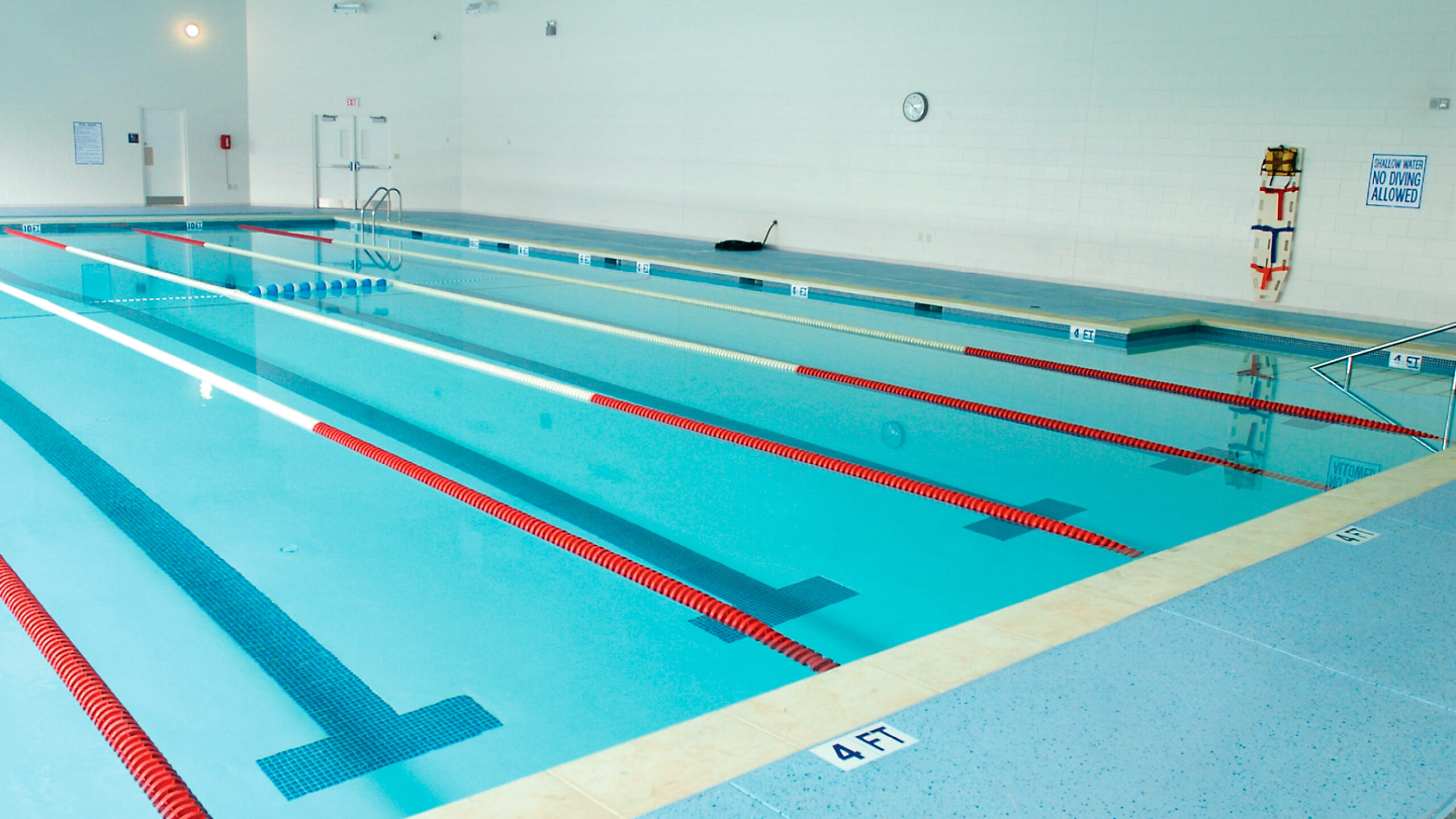 Bob Jones University pool area
