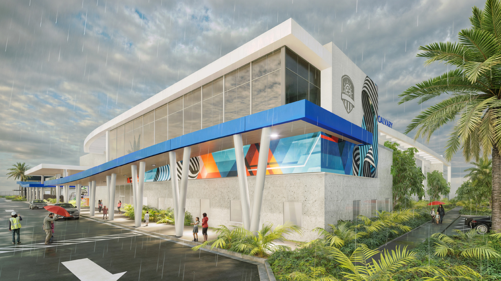 CCA exterior church building