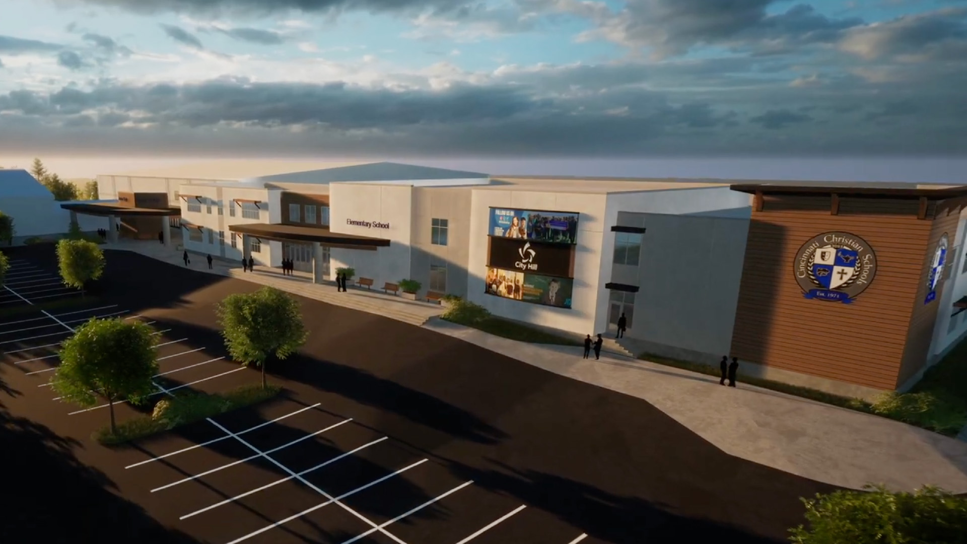 Cincinnati Christian Schools exterior church building