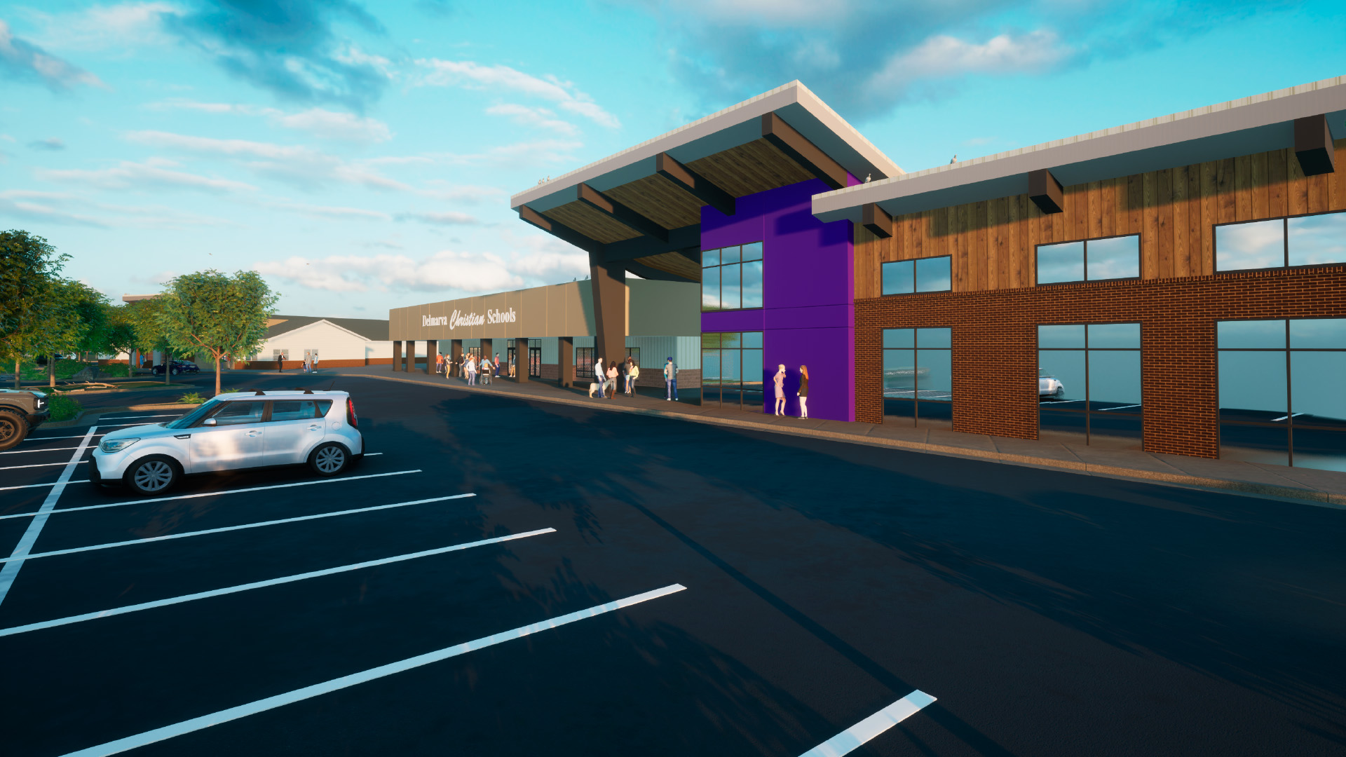 Delmarva Christian School Exterior church building