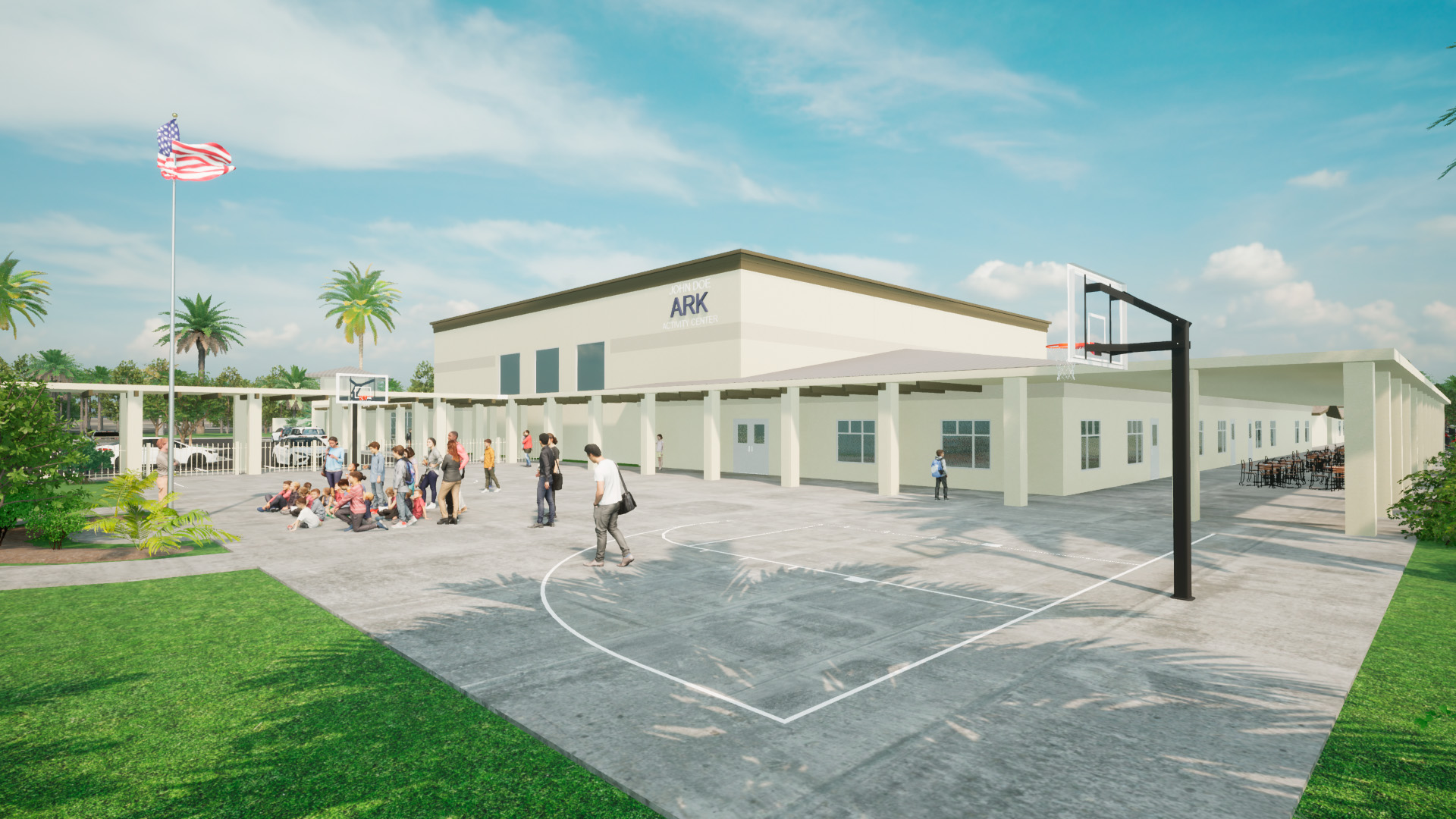 Kings School exterior church building