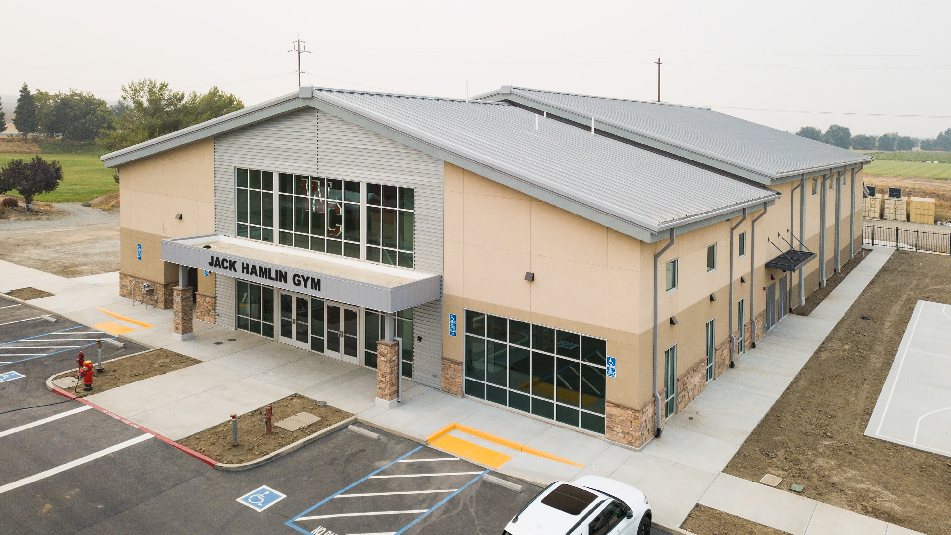 Woodland Christian Church exterior front church building