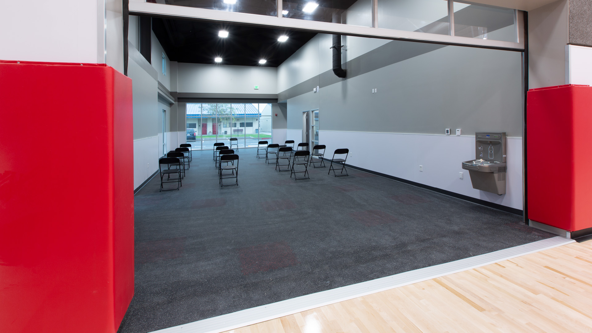 Woodland Christian Church multi-purpose back view church building